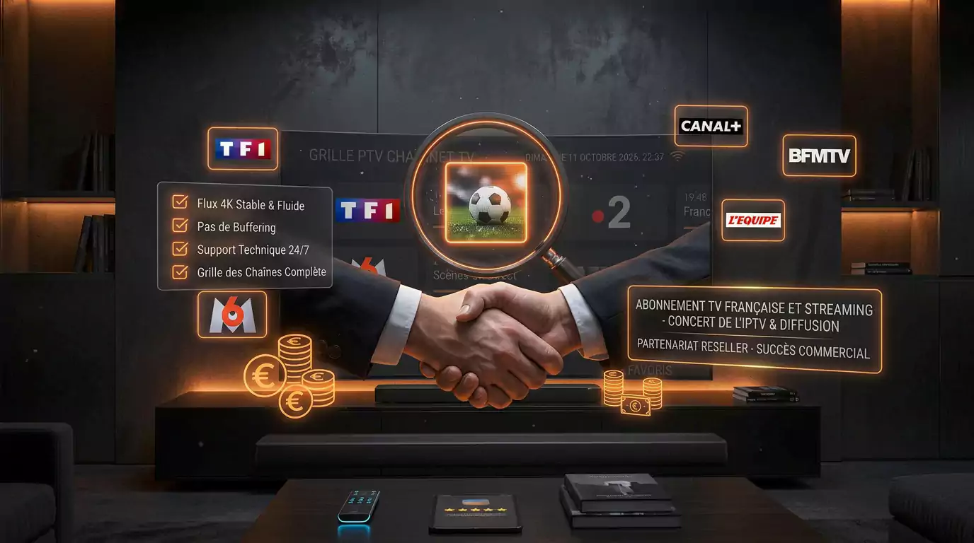 Abonnement IPTV France Revendeur — Démarrer son Business